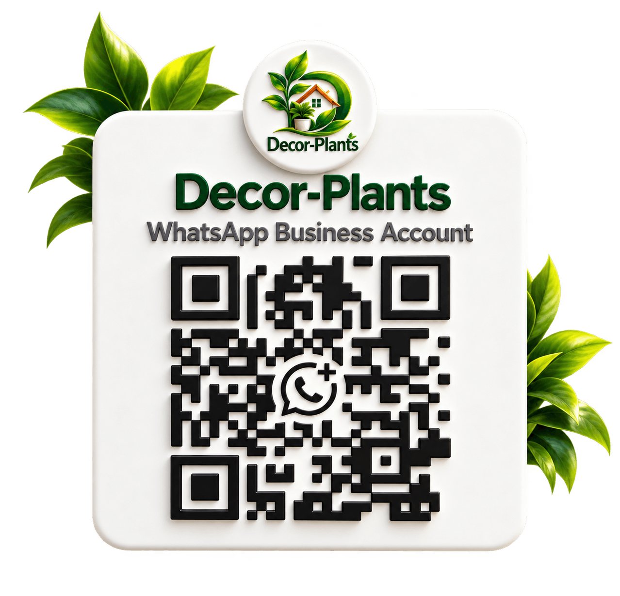 Decor-Plants WhatsApp Business QR Code